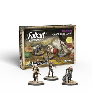 Fallout Wasteland Warfare Raiders Ack-ack, Sinjin & Avery