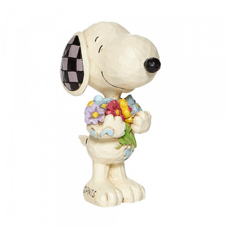 Snoopy with Flowers Mini Figurine By Jim Shore