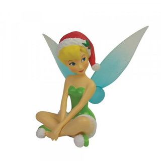 Disney Christmas Tinker Bell in Santa Hat Figurine By Department 56