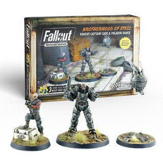 Fallout Wasteland Warfare Brotherhood Of Steel Knight-captain Cade & Paladin Danse