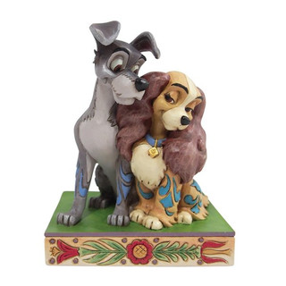 Disney Traditions Lady & the Tramp Love Figurine By Jim Shore