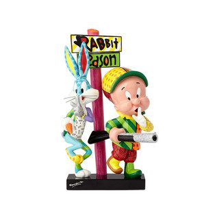 Looney Tunes Britto Elmer Fudd and Bugs Bunny Figurine