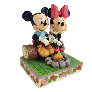 Mickey and Minnie Campfire Figurine