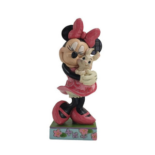 Disney Traditions Minnie Holding Bunny Figurine By Jim Shore 6011918