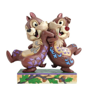 Disney Traditions Mischievous mates, Chip and Dale Figurine By Jim Shore 6011932