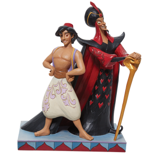 Disney Traditions Aladdin and Jafar Good Vs. Evil By Jim Shore 6011927