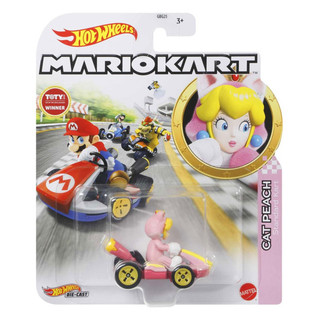 Hot Wheels Mario Kart Cat Peach Standard Kart