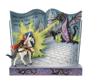 Disney Traditions Love Conquers All Maleficent Storybook Figurine by Jim Shore 6013068