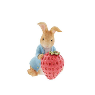 Beatrix Potter Peter Rabbit with Strawberry Figurine A31048