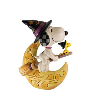 Snoopy Witch Midnight Ride Figurine 6014621