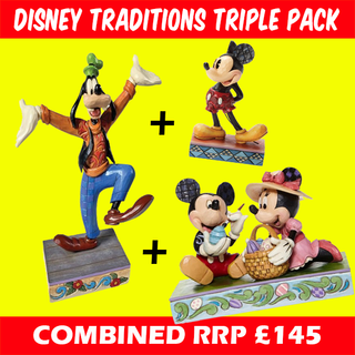 mickey and goofy triple pack by enesco