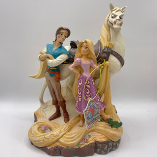 DAMAGED BOX - Disney Traditions Live Your Dream Tangled Carved By Heart Figurine