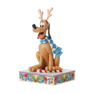 Disney Traditions Christmas Pluto Figurine by Jim Shore 6015012