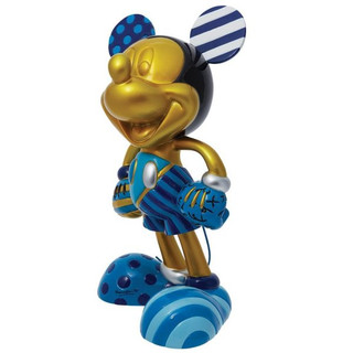 Disney Britto Gold and Blue Mickey Mouse Limited Edition Figurine 6013538