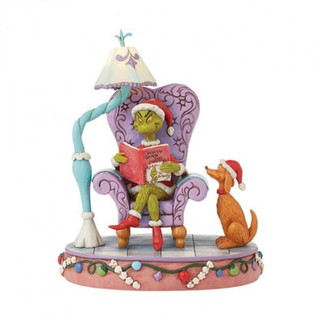 The Grinch In Light-Up Chair Figurine By Jim Shore 6015213