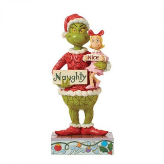 Naughty Nice The Grinch and Cindy Figurine By Jim Shore 6015212