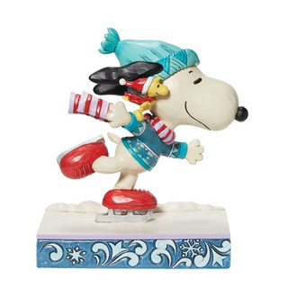 Snoopy & Woodstock Ice Skating Figurine by Jim Shore 6013050