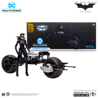 CATWOMAN AND BATPOD BY MCFARLANE TOYS