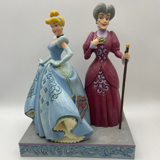 DAMAGED BOX - Disney Traditions Cinderella vs Lady Tremaine Cruel & Compassionate Figurine