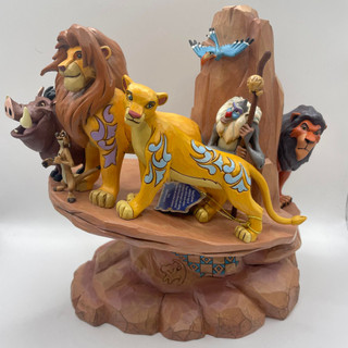 MISSING STICKER - Disney Traditions Lion King Carved in Stone Figurine