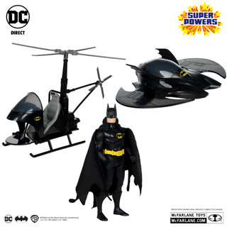 batman with batwing and whirlybat by mcfarlane toys