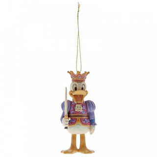 Disney Traditions Donald Duck as a Christmas Nutcracker with moving mouth hanging ornament figurine