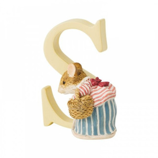 "S" Mrs. Tittlemouse Beatrix Potter Alphabet Letter