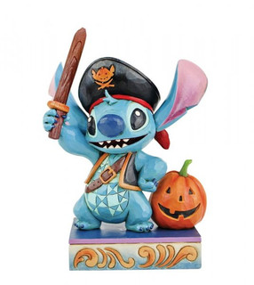 Disney Traditions Stitch the alien from Lilo & Stitch dressed as a pirate figurine