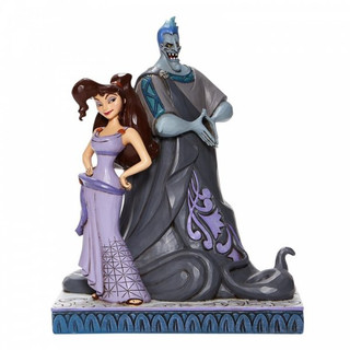 Disney Traditions Meg and Hades from Hercules back to back figurine