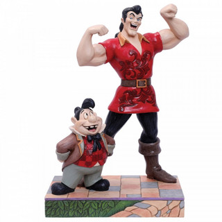 Disney Traditions Gaston & Le Fou from Beauty and the Beast figurine