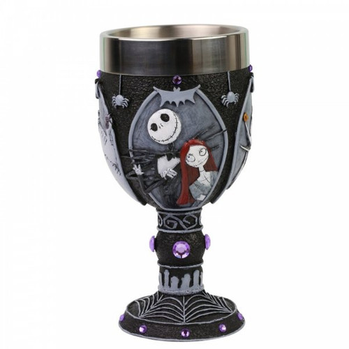 Disney Showcase Goblet featuring scenes from Nightmare Before Christmas