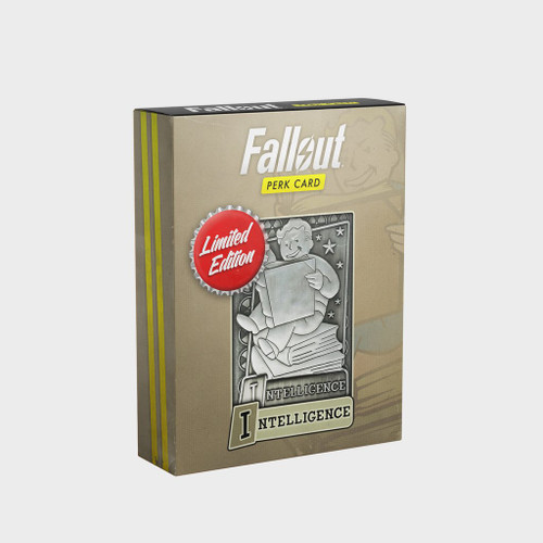 Fallout Intelligence Perk Card Limited Edition