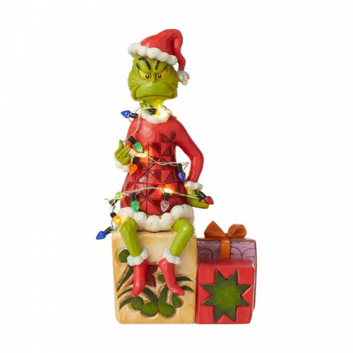 The Grinch with lights Figurine by Jim Shore