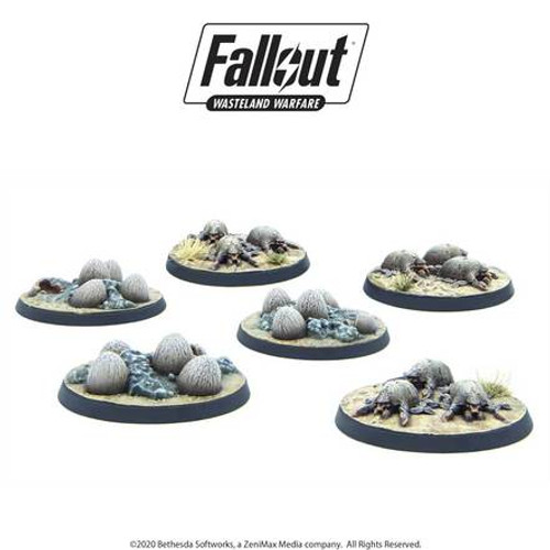 Fallout Wasteland Warfare Creatures Mirelurk Hatchlings + Eggs