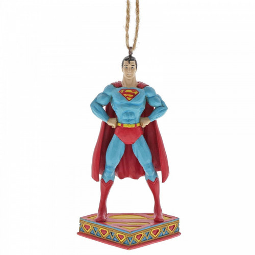 DC Superman Silver Age Hanging Ornament By Jim Shore