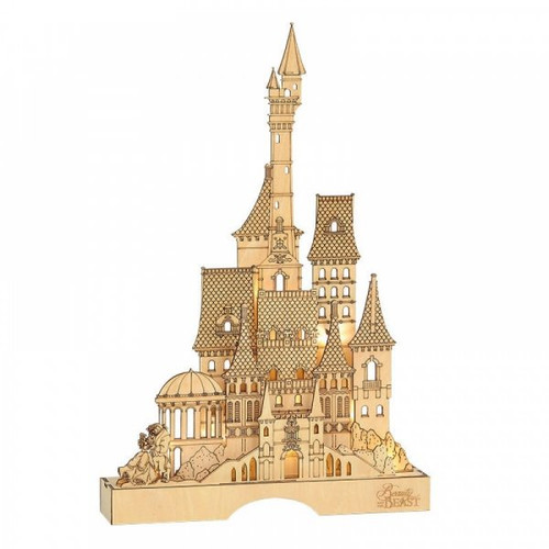 Disney Castles Beauty and The Beast Illuminated Castle By D56