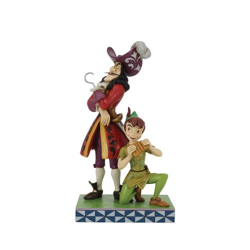 Disney Traditions Peter Pan and Hook Good Vs Evil Figurine By Jim Shore