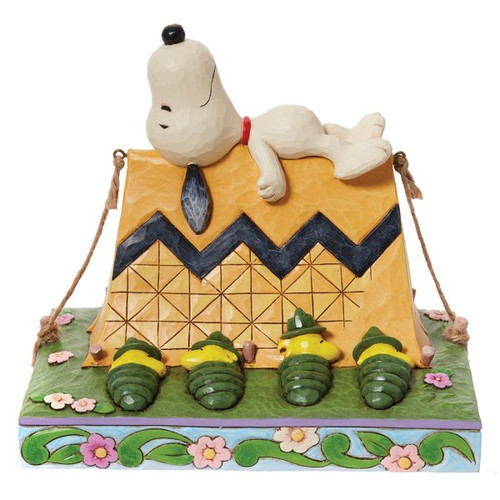 Snoopy and Woodstock Camping Peanuts Figurine By Jim Shore 6011952