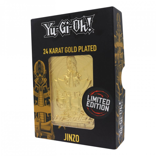 Yu-Gi-Oh Jinzo 24k Gold Plated Ingot