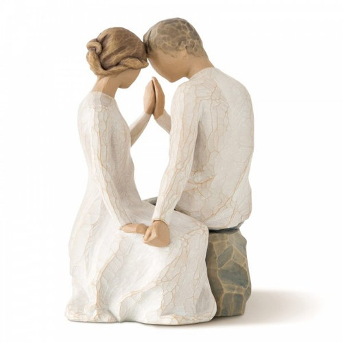 Willow Tree Figurine depicting a young couple in love