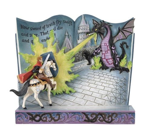 Disney Traditions Love Conquers All Maleficent Storybook Figurine by Jim Shore 6013068