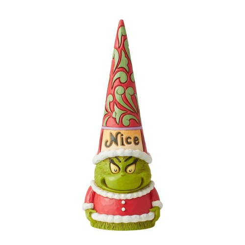 The Grinch Two-Sided Naughty and Nice Gnome Figurine By Jim Shore 6012704 (Nice)