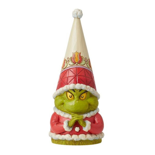 Grinch Gnome with Hands Clenched Figurine By Jim Shore 6012705