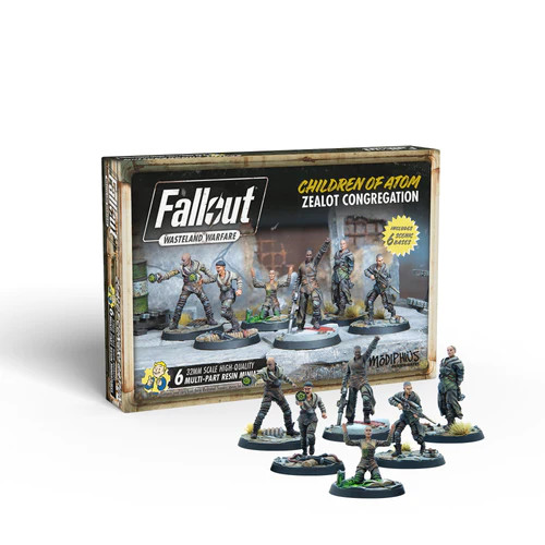 Fallout Wasteland Warfare Children Of Atom Zealot Congregation