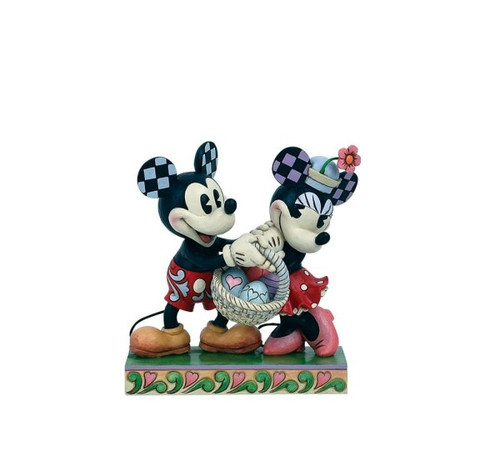 Disney Traditions Mickey and Minnie Easter Figurine 6014317