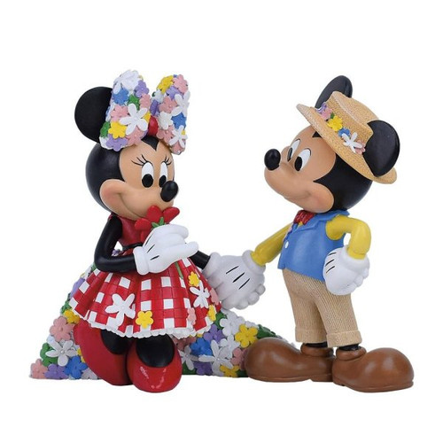 Disney Showcase Mickey & Minnie Botanical Figurine 6014864