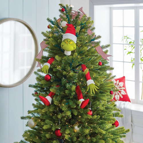 Grinch In A Cinch Christmas Tree Topper Decoration By Possible Dreams 6010192