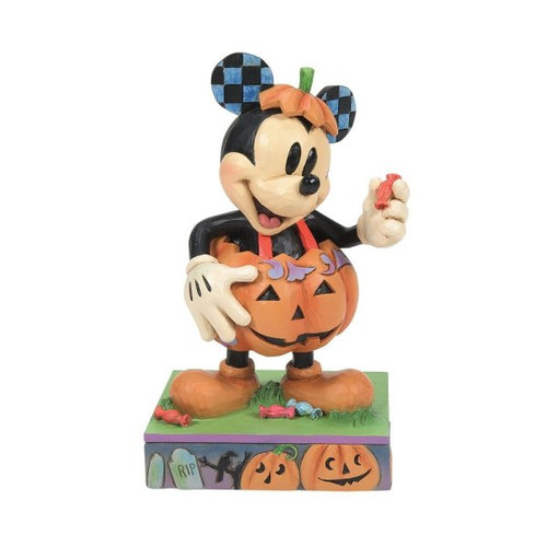 Disney Traditions Mickey Mouse Pumpkin Costume Figurine 6014353