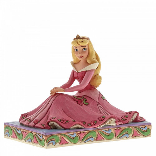 Disney Traditions Princess Aurora from Sleeping Beauty seated figurine