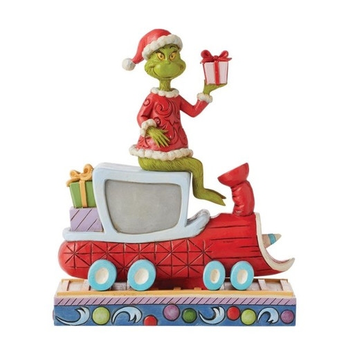 The Grinch on Train Figurine By Jim Shore 6010776